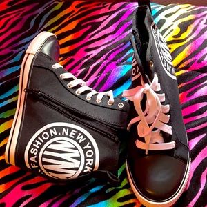 New York fashion high top wedges